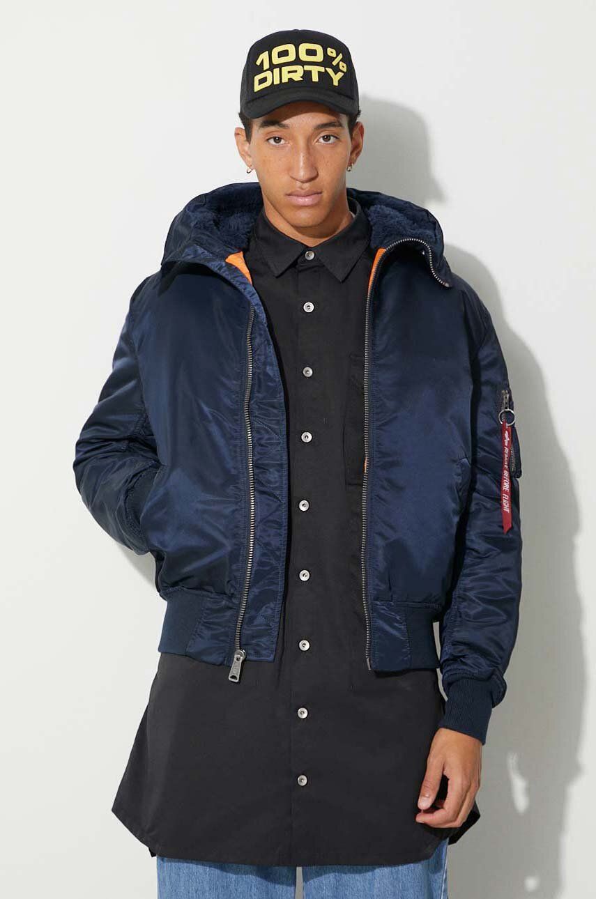 Яке бомбър Alpha Industries Bomber Jacket MA-1 Синьо | 158104.07, 0