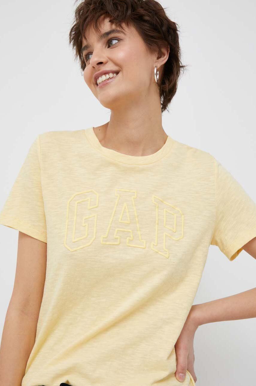 Тениска GAP T-Shirt Жълто | 540595.04HAVANAYE, 0