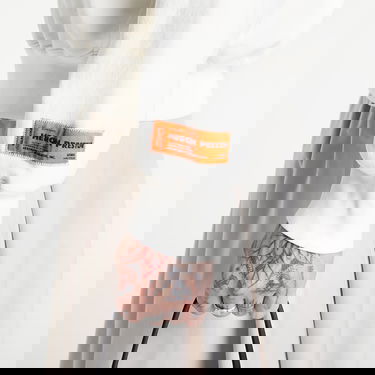 Суитчър HERON PRESTON Multi Heron Censored Crewneck Бяло | HMBA020F22JER0070184, 4