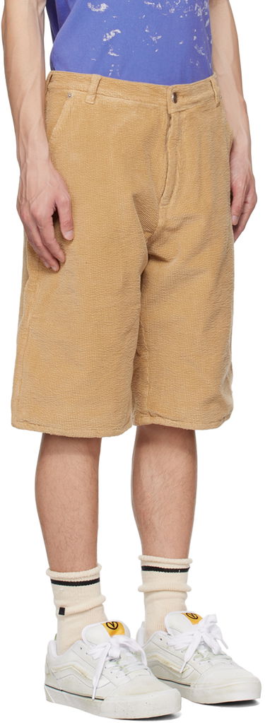 Къси панталони ERL Corduroy Three-Pocket Shorts Бежово | ERL06P006, 1