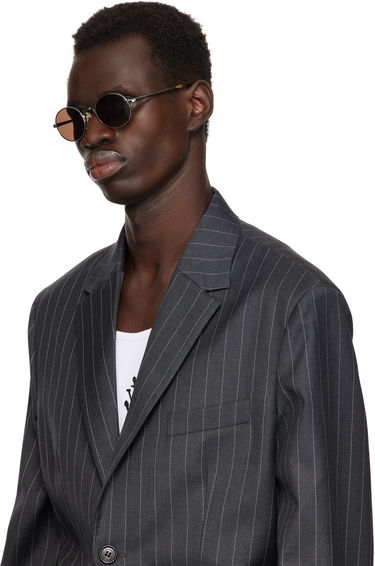 Слънчеви очила Loewe Loewe Groove Oval Sunglasses Металик | LW40151UM4814N 840126848762, 3
