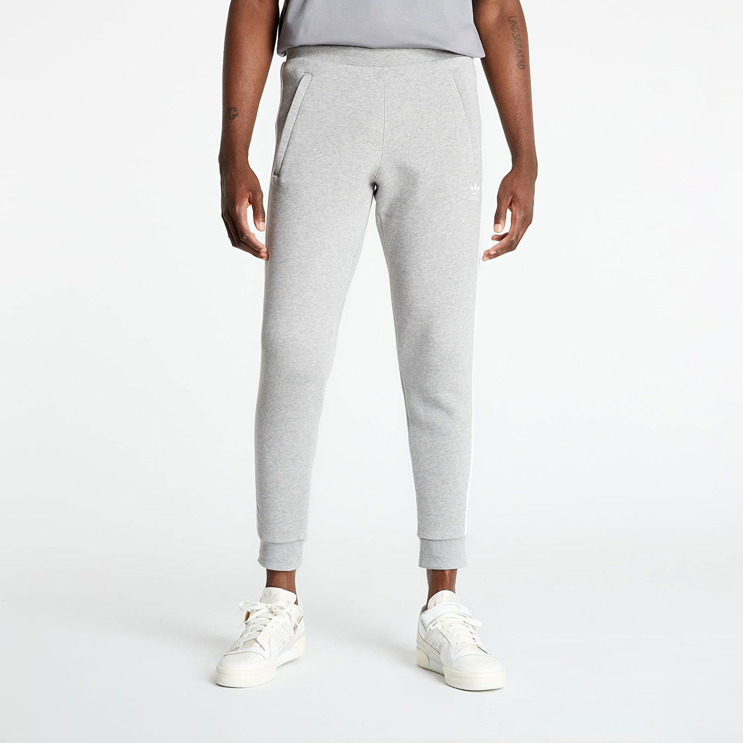 Спортни панталони adidas Performance 3-Stripes Pants Medium Сиво | GN3530, 0