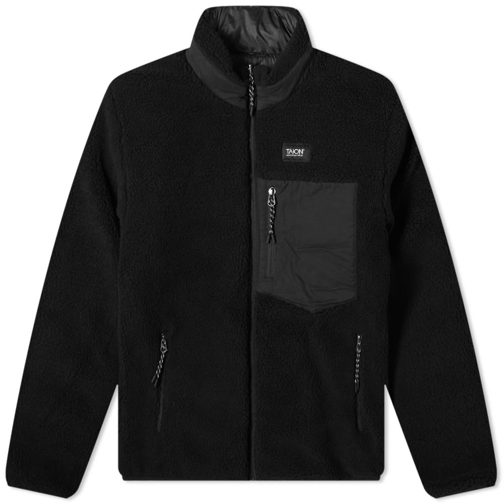 Яке TAION Reversible Fleece Down Jacket Черно | TAION-R102MB-BLK, 0