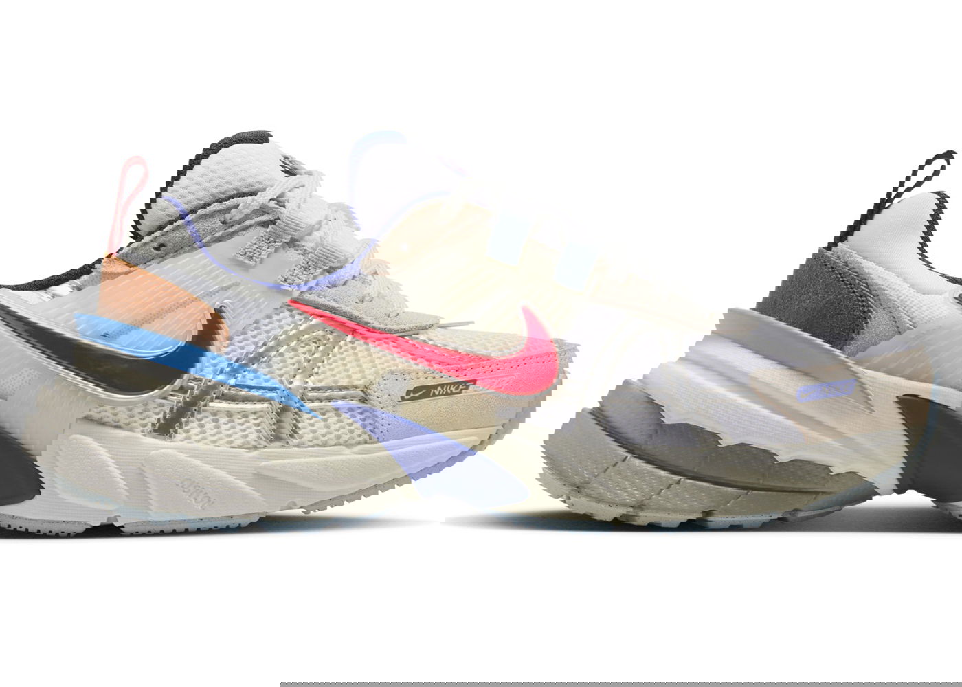 Кецове и обувки Nike V2K Run Metallic Silver Gym Red University Blue (Women's) Сиво | HF5724-061, 0