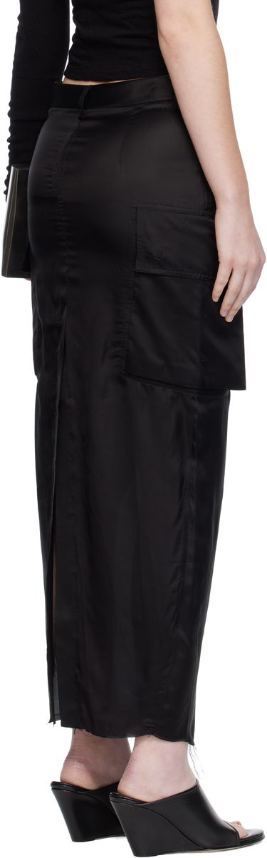 Пола Rick Owens Rick Owens Firbanks Midi Cargo Skirt Черно | RP02E4379 K, 2