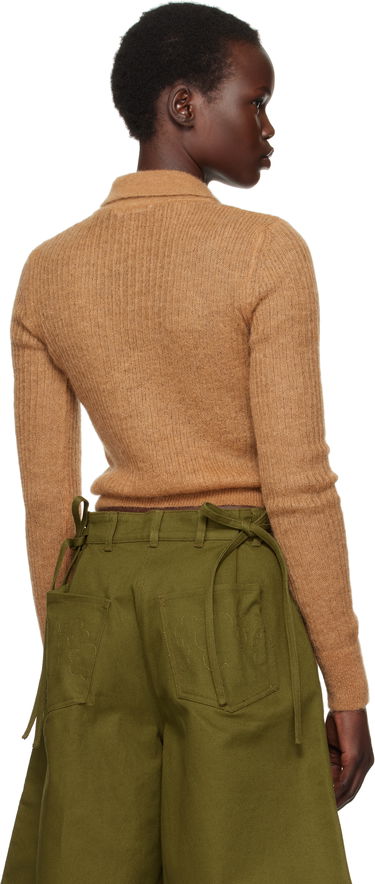 Пуловер Cecilie Bahnsen Cecilie Bahnsen Jaki Knitted Cardigan Кафяво | 4.24KNI52003 JAKI CARDIGAN, 2