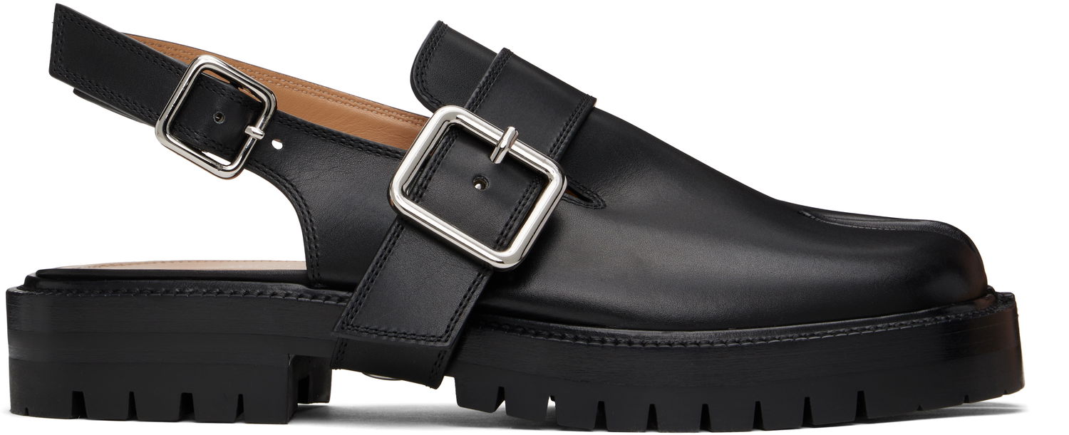 Грижа за обувките Maison Margiela Maison Margiela Tabi County Slingback Loafers Черно | S57WP0103 P3292, 0