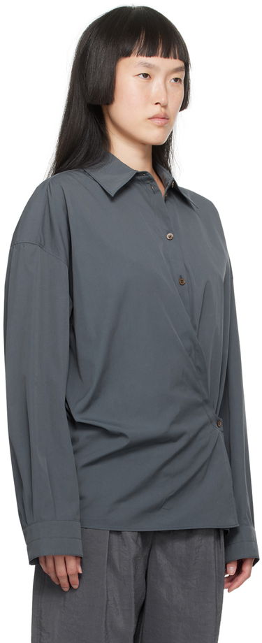 Риза LEMAIRE Lemaire Twisted Shirt Сиво | SH1032 LF1106, 1