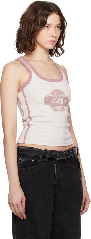Потник Ksubi Ksubi Pitt Lane Origin Tank Top Бяло | WPF25SI002, 1
