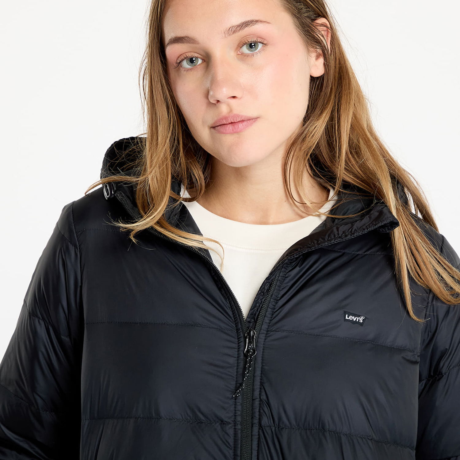 Пухо яке Levi's Polly Midi Puffer Black Черно | A8525-0000, 1