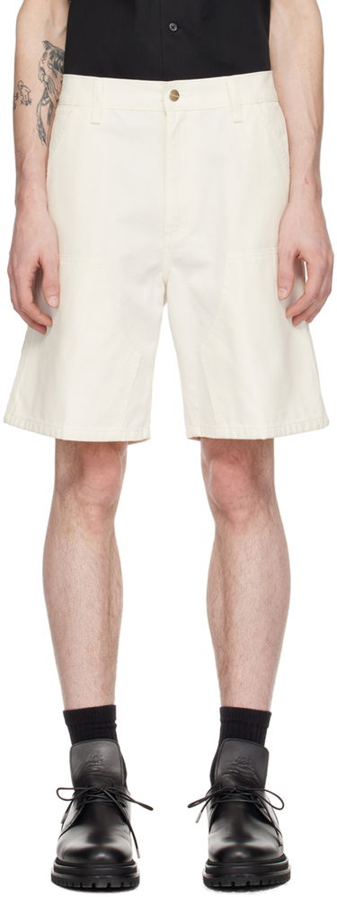 Къси панталони Carhartt WIP Double Knee Shorts Бяло | I033118, 0