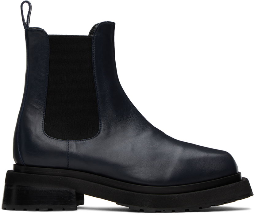 Кецове и обувки Eckhaus Latta Eckhaus Latta Mike Chelsea Boots Тъмно синьо | FEKLWMKBO09009