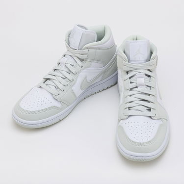 Кецове и обувки Jordan Air Jordan 1 Mid "Spruce Aura" Бяло | CV5280-103, 2