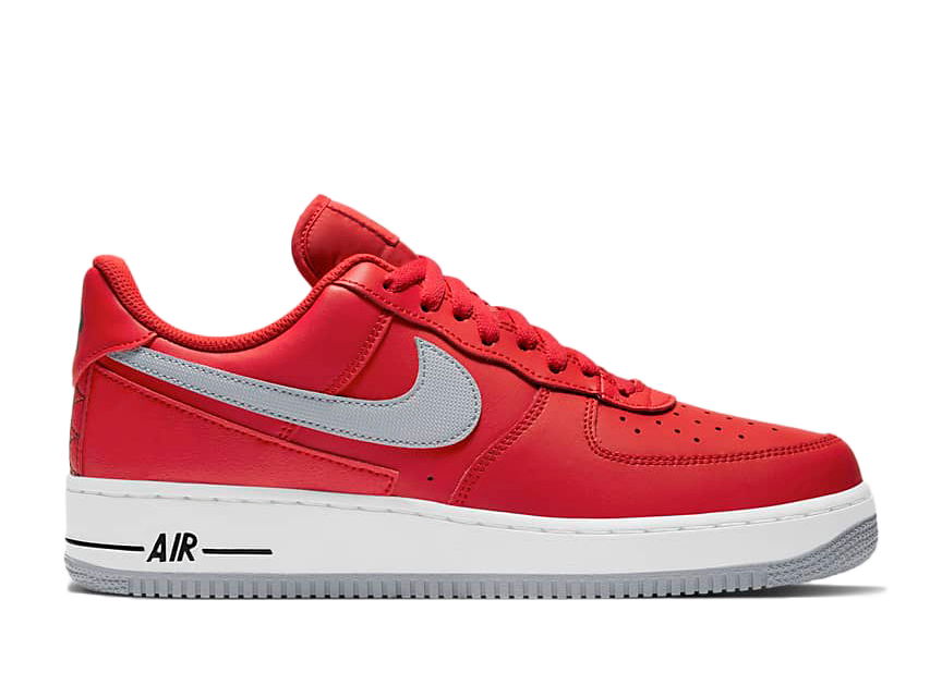 Кецове и обувки Nike Air Force 1 Low Technical Stitch University Red Червено | DD7113-600, 0