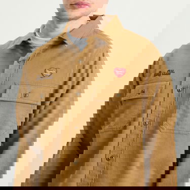 Риза Human Made Work Shirt with Dry Alls Embroidery Кафяво | HM30SH004-BEI, 5