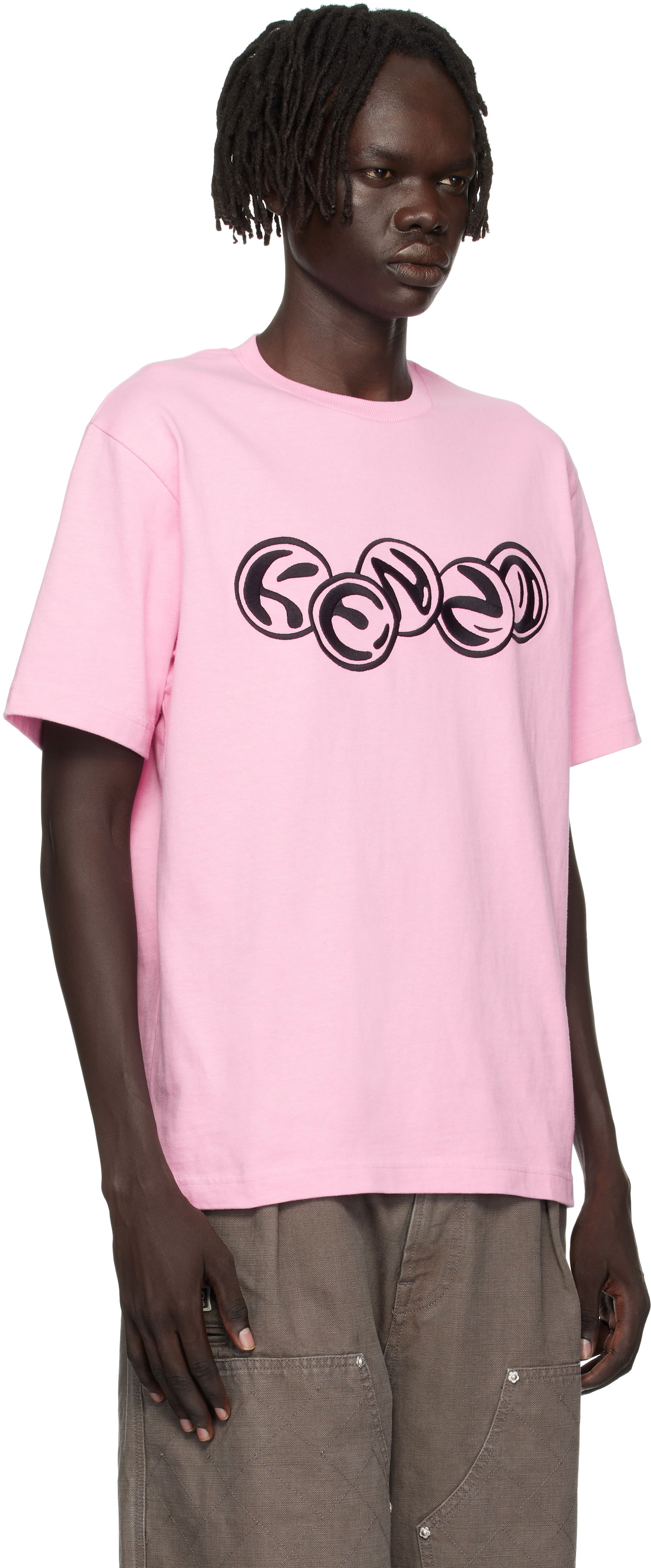 Тениска KENZO Kenzo Paris 'KENZO Pachinko' Classic T-Shirt Розово | FF65TS2614SI, 1