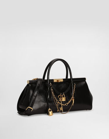 Дамска чанта Dolce & Gabbana Marlene Everyday Bag With Charms Черно | BB7735A00708I984, 2