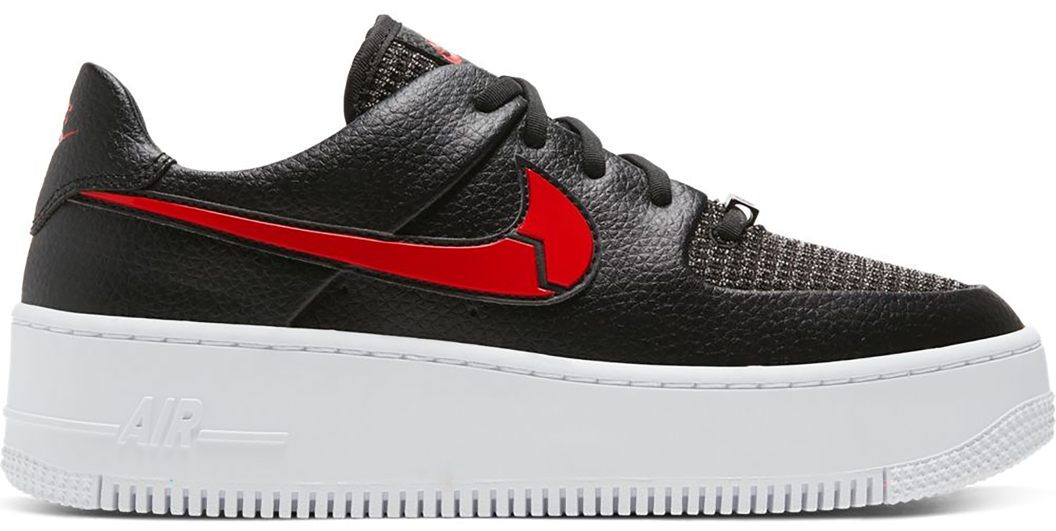 Кецове и обувки Nike Air Force 1 Sage Low Valentine's Day 2020 W Черно | CU4759-001, 0