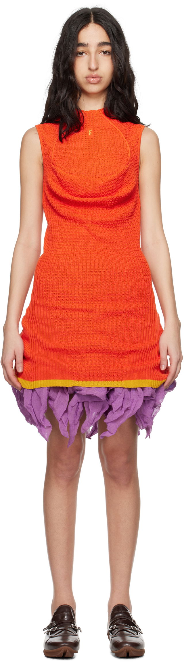 Kiko Kostadinov Vecto Knit Tunic Minidress