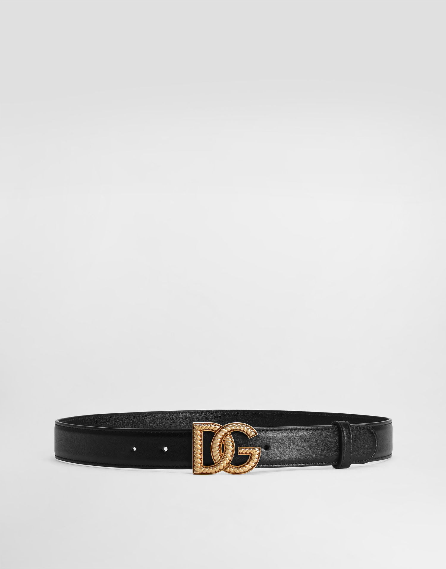 Колани Dolce & Gabbana Dolce & Gabbana DG Logo Leather Belt Черно | BE1663AV95680999, 0