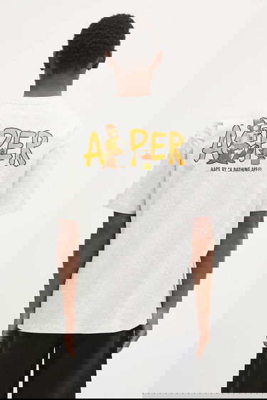 Тениска AAPE by A Bathing Ape AAPE Theme Aaper Graphic T-Shirt Сиво | AAPTEM1617XAO, 2