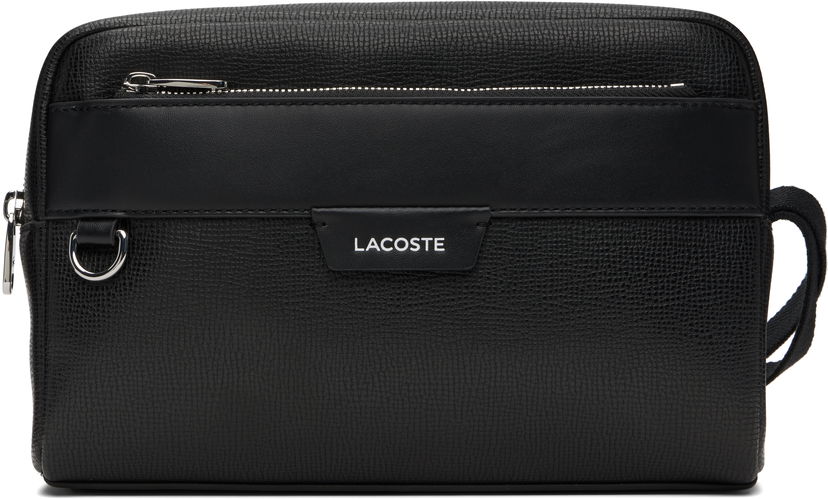 Чанта за пътуване Lacoste Lacoste Ossian Leather Toiletry Pouch Черно | NH5046OI_000
