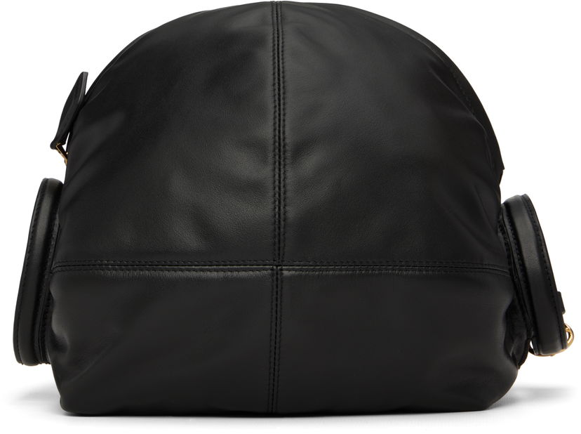 Чанта през рамо Alaïa ALAÏA Leather Bracelet Pouch Черно | AA1L8001I062