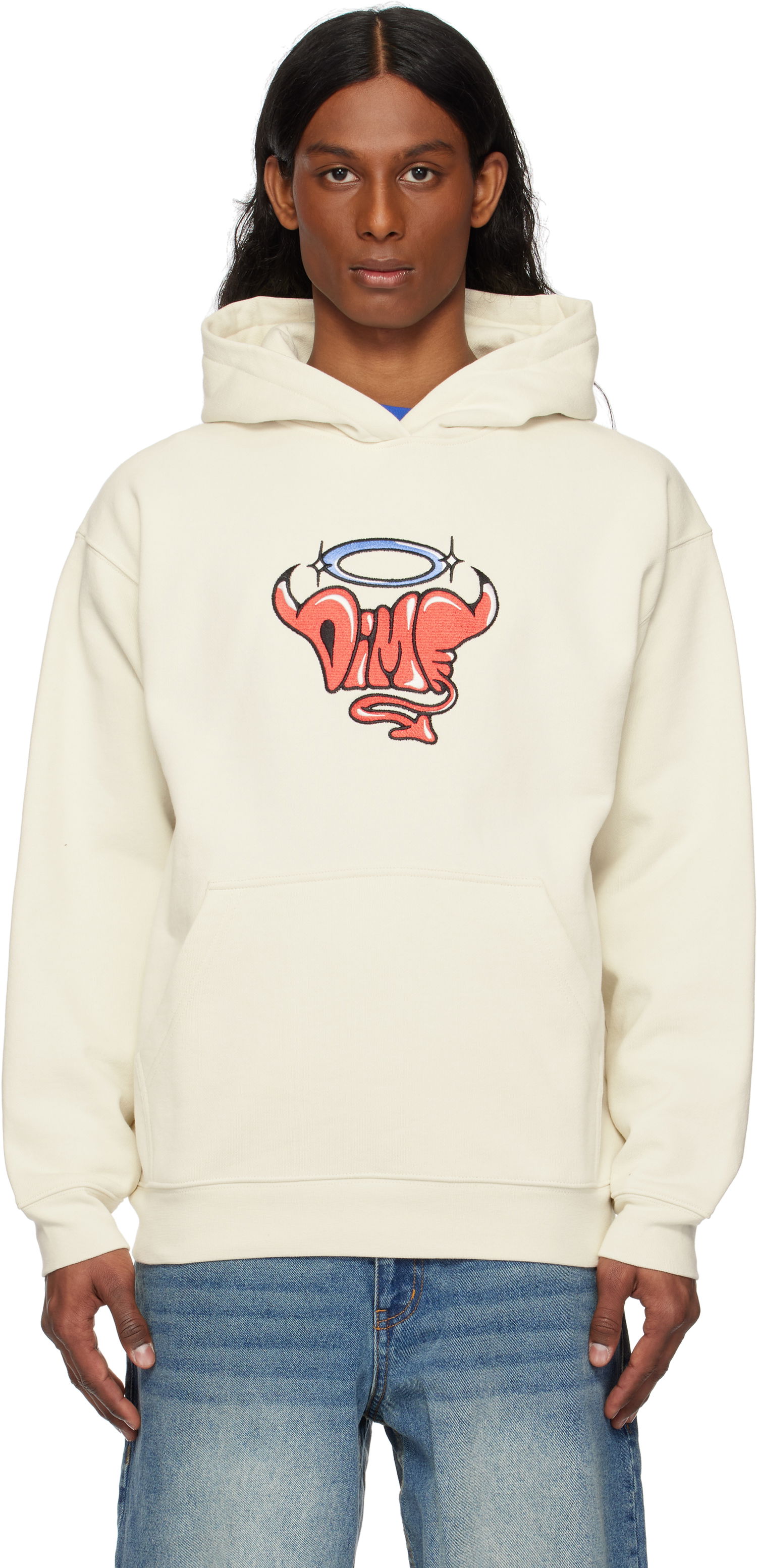 Суитчър Dime Dime Purgatory Hoodie Бяло | DIME2SP2540NAT, 0