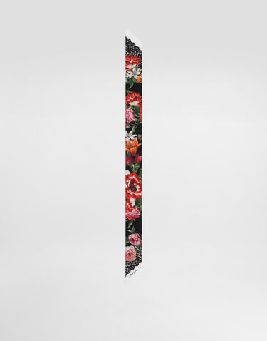 Шал Dolce & Gabbana Dolce & Gabbana Silk Twill Floral Bandeau Многоцветен | FS215AGDC7AHN5QV, 0
