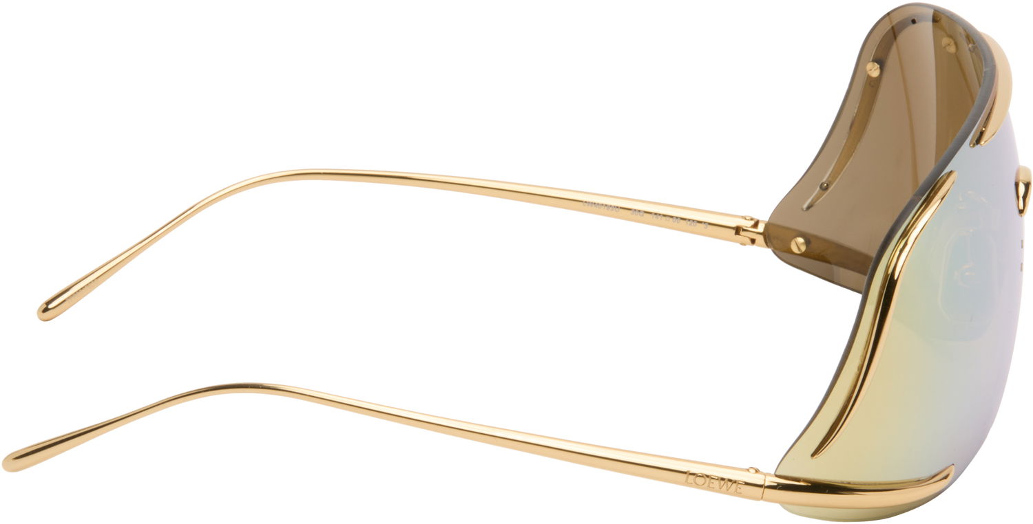 Слънчеви очила Loewe Shield Mask Sunglasses Жълто | LW40193UW0030G 192337293856, 1