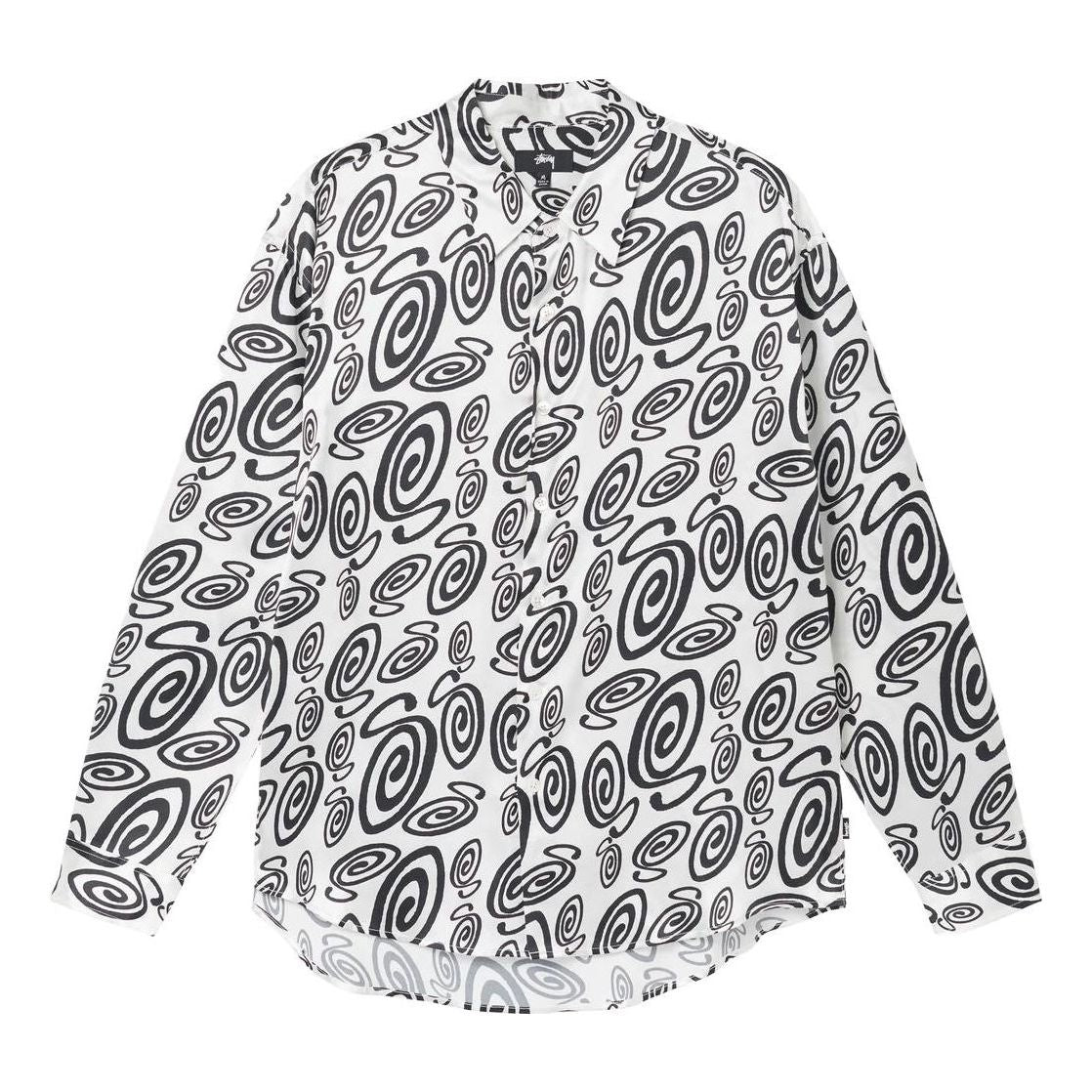 Риза Stüssy Stussy Swirly Shirt Бяло | 1110242, 0