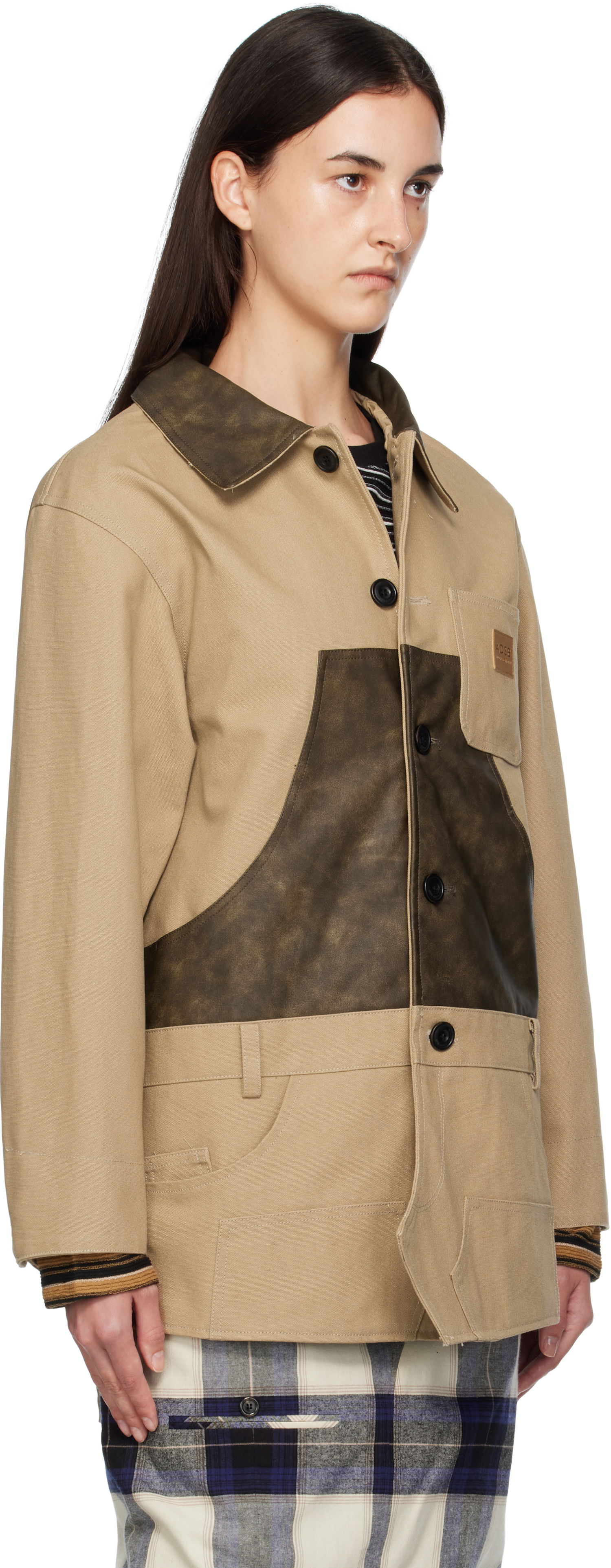 Палта Andersson Bell Andersson Bell Carpenter Shorts Inserted Coat Бежово | awa720w, 1