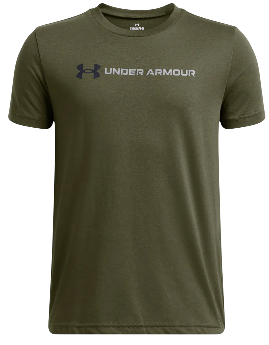 Тениска Under Armour Logo Wordmark Short Sleeve T-Shirt Зелено | 1389963-390, 0