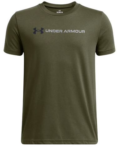 Тениска Under Armour Logo Wordmark Short Sleeve T-Shirt Зелено | 1389963-390, 0