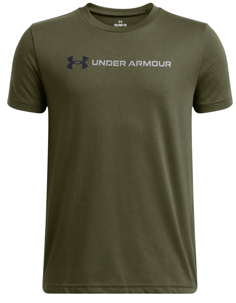 Тениска Under Armour Logo Wordmark Short Sleeve T-Shirt Зелено | 1389963-390