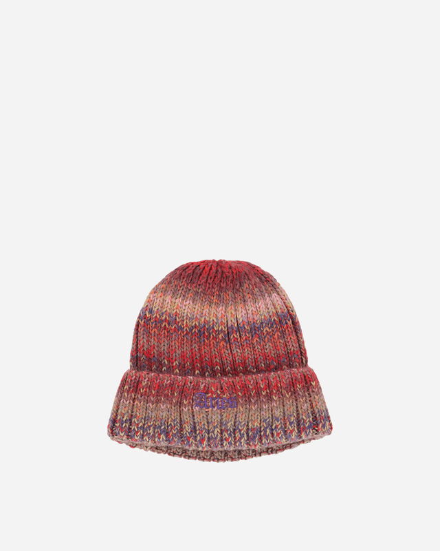 Rib Knit Space Dye Beanie Multicolor