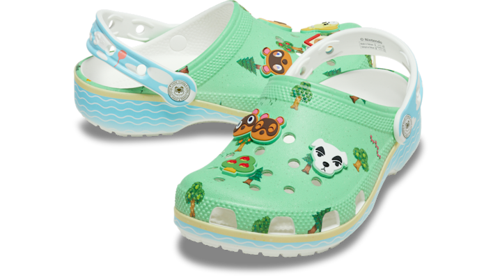 Кецове и обувки Crocs Animal Crossing Classic Clogs Зелено | 210113-90H, 1