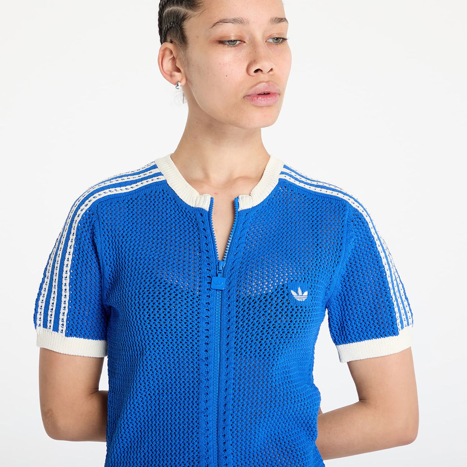 Pокля adidas Originals adidas Originals Premium Crochet Dress Синьо | JN3618, 1