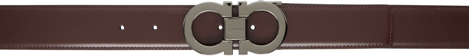 Колани FERRAGAMO Reversible Belt Бургунди | 778226, 0