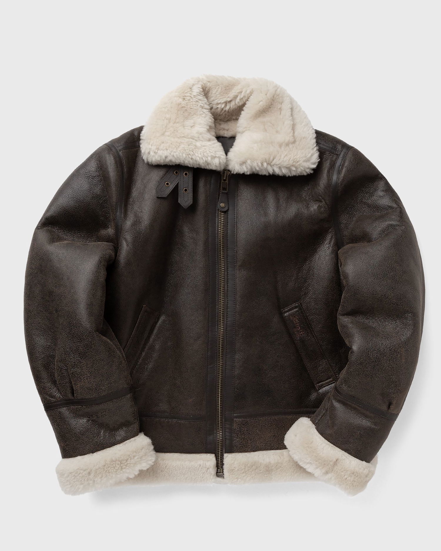 Яке бомбър Schott NYC Bomber Jacket Кафяво | LC1259-MARRON, 0