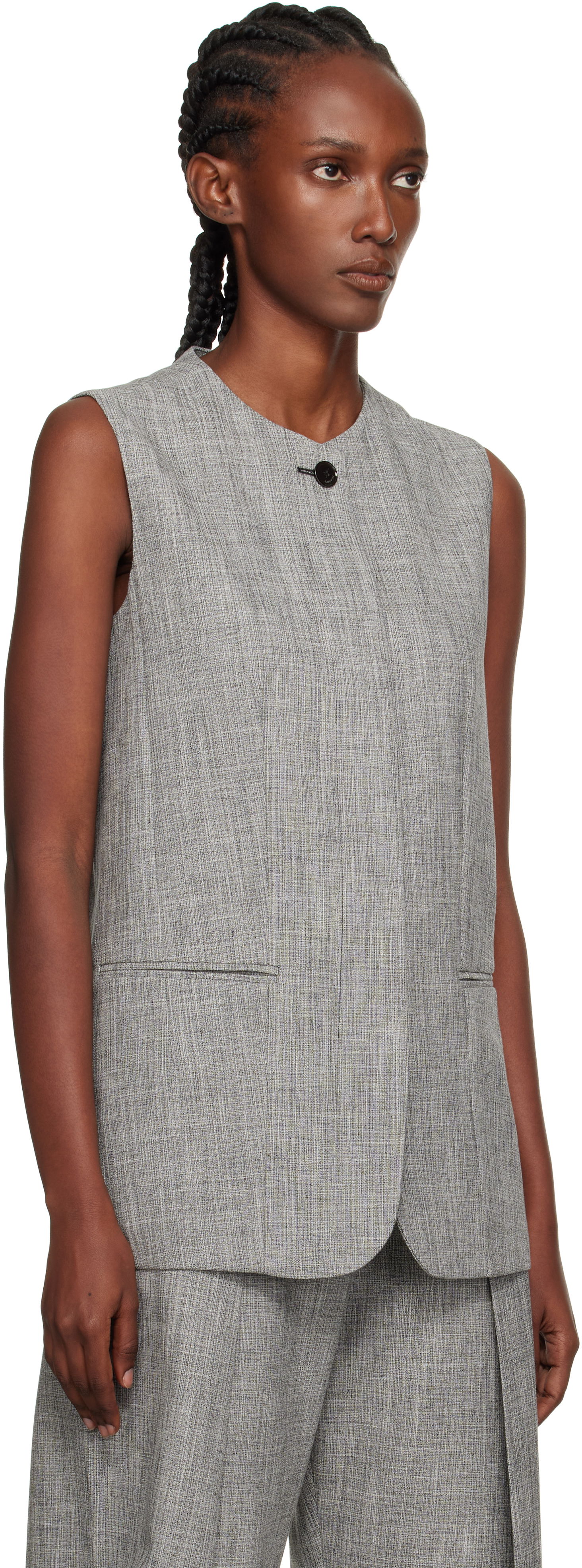 Жилетка LANVIN Lanvin Button Vest Сиво | RW-JA0018-5293-E25, 1