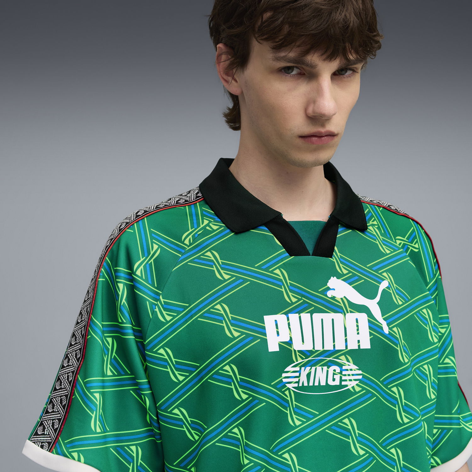 Фланелка Puma KING Graphic Football Jersey Зелено | 632336_74, 1