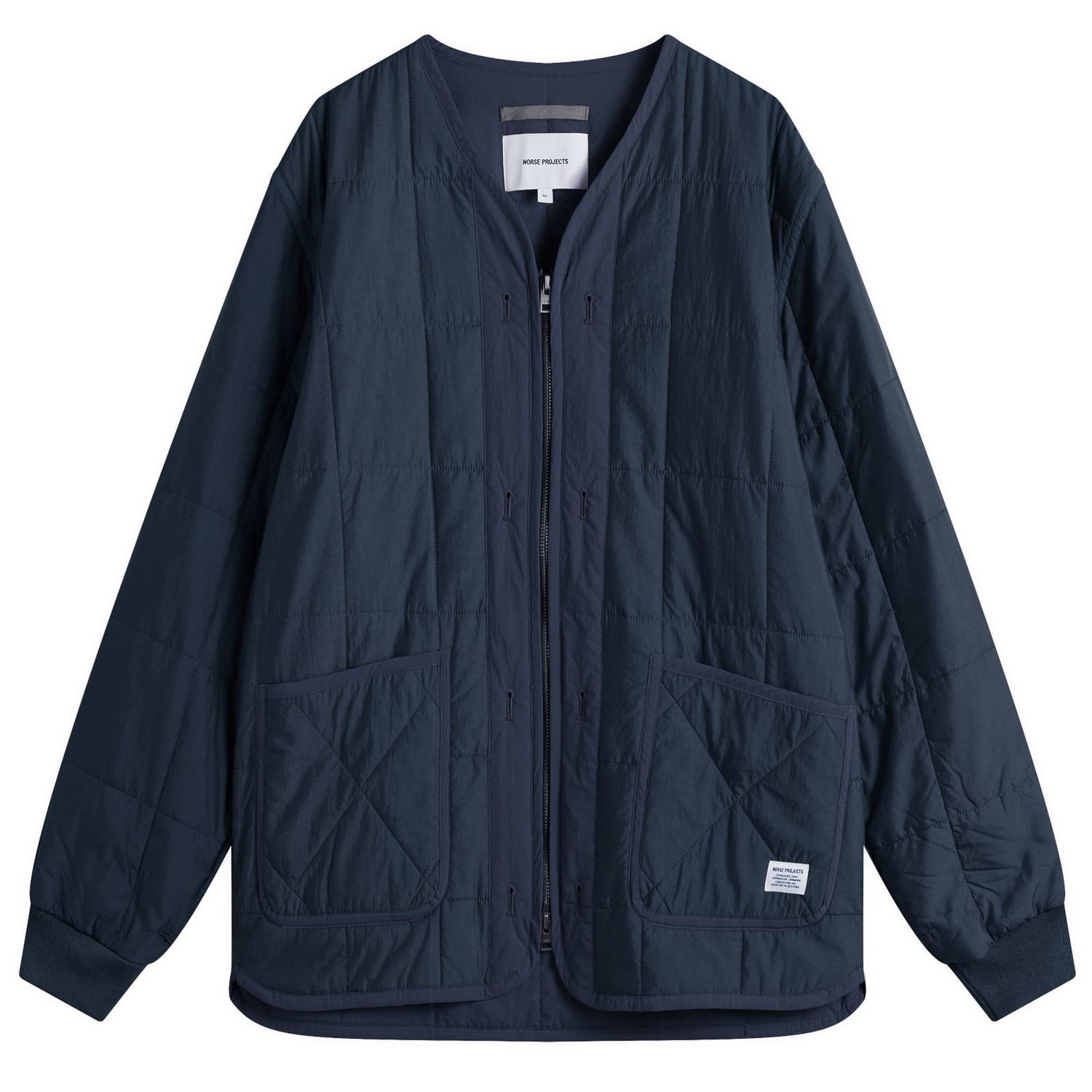 Пухо яке NORSE PROJECTS Military Liner Jacket, Size Large Тъмно синьо | N50-0272-7004, 0