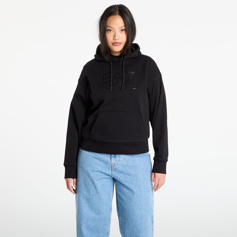 Суитчър Emporio Armani EA7 Emporio Armani Train Visibility Hoodie Черно | 7W000417AF12473UC001