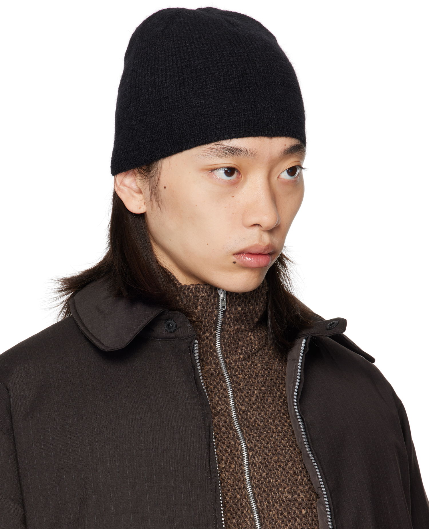 Шапка OUR LEGACY OUR LEGACY Alpaca Beanie Черно | A4258BBF, 1