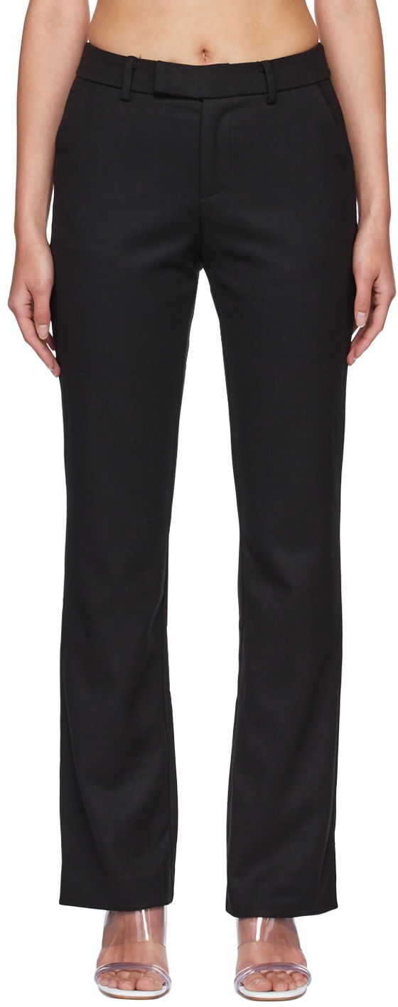 Guizio Polyester Straight-Leg Trousers
