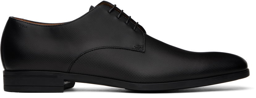 Облекло BOSS BOSS Structured Leather Derbys Черно | 50499843