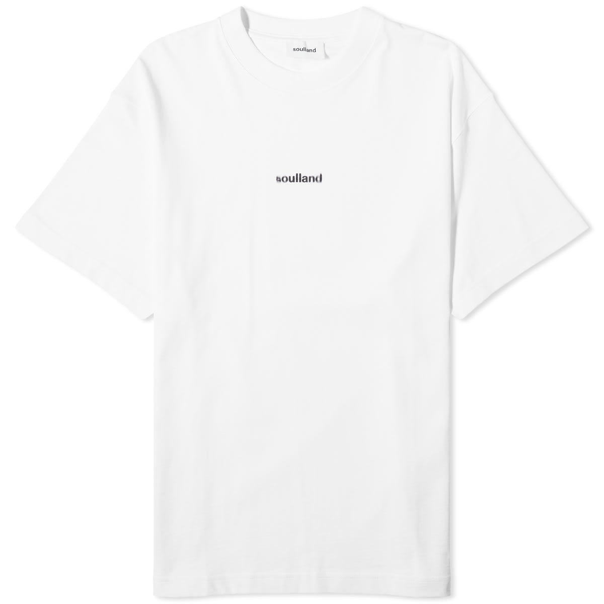 Тениска Soulland Kai Blur T-Shirt Бяло | 41072-1063-WHT, 0