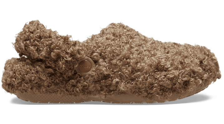Кецове и обувки Crocs Classic Faux Doodle Fur Clogs Кафяво | 210849-2EY, 0