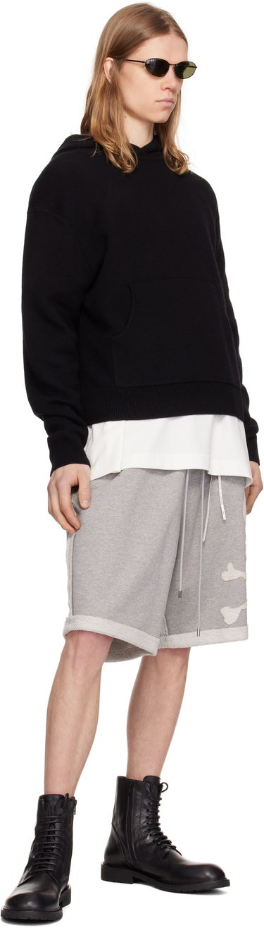 Къси панталони Mastermind WORLD Mastermind World Cut-Off Sweat Shorts Сиво | MW25S14-PA042-015, 3